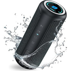 Ortizan Bluetooth Speaker Music Box, 40 W Fantastic Sound, IPX6 Water Protection, Bluetooth Box with Bluetooth 5.0, Dual Pairing, Intense Bass, Power Bank Function, Soundbox for Home