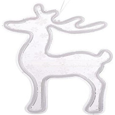 Dkd Home Decor Christmas Decoration White LED Reindeer