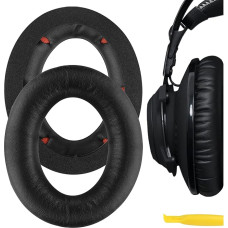 Geekria QuickFit Replacement Ear Pads for HyperX Cloud Revolver, Cloud Revolver S Gaming Headphones, Ear Pads, Headset Ear Pads, Ear Cups, Repair Parts (Black)