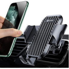 andobil Car Mount for Phone, Air Vent [Stable Without Drop] with 2 Upgraded Clips, Car Phone Holder, 360° Rotation, Compatible with iPhone, Samsung, Xiaomi, OnePlus etc.