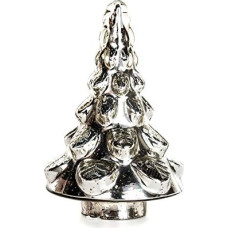 EUROCINSA Glass Tree Antique Silver 18 Diameter x 27 cm 1 Piece One Size