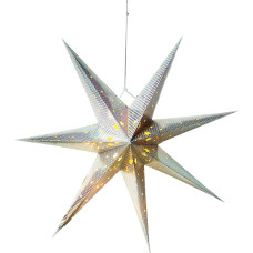 AMARE LED Star 60 x 20 x 60 cm Silver