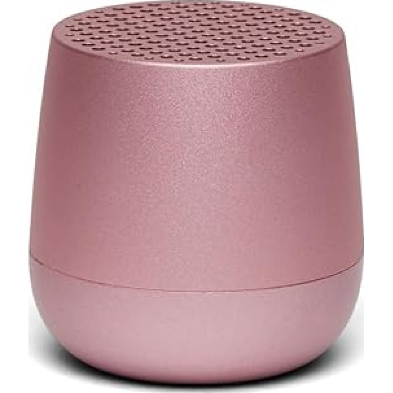 Lexon Design Mino+ Bluetooth Speaker made of Aluminium, in Pink, 3W, Dimensions: 3.7 cm x 3.7 cm x 3.2 cm, LA125LP