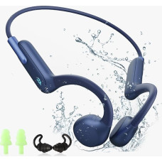 HIFI WALKER T10 Air, Bone Sound Headphones, IPX8 Waterproof Headphones Swimming Open-Ear Bluetooth 5.3 Sports Headphones, 32GB MP3 Player Underwater Sports Headphones for Swimming Cyclists Running