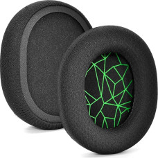 Fabric Ear Pads Compatible with SteelSeries Arctis 3 / Arctis 5 / Arctis 7 Arctis 9 / Arctis 1 / SteelSeries Arctis Pro Lossless Wireless Gaming Headphones (Black/Green)