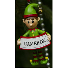 Boxer Gifts Cameron Elf Dekoration, Keramik, Mehrfarbig, 8 x 4,5 x 2 cm