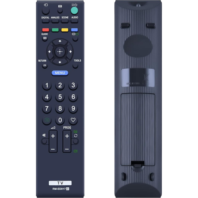 TCNOUMT RM-ED017 Remote Control Replacement for Sony Bravia TV KDL-32P3550 KDL-32P3600 KDL-32P5550 KDL-32P5650 KDL-32S5550 KDL-32S5600 KDL-32S5650 KDL-37S55000 KDL-37 . P5650, KDL-40P3600, KDL-40S5500