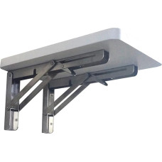 Sieninis sulankstomas stalas, baltas, 40 cm, 50 cm, 60 cm, 70 cm, 80 cm | Kompiuterių darbo vietos, sieninis stalas, sulankstomas virtuvės/valgomojo stalas, sulankstomas rašomasis stalas, mediniai laikikliai ir