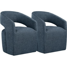 KISLOT Minkštos valgomojo kėdės su ratukais Nesurenkama Šiuolaikinė statinės kėdė su ratukais valgomajam Miegamasis Svetainė Skaitykla