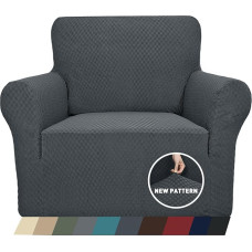 ZNSAYOTX Couchbezug, 1-teilig, Sofa-Schonbezug (Stuhl, Dunkelgrau)