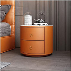 Konsolentische aus Glas für den Flur, schmal, hinter dem Sofa, Tischregal, Eingangsbereich, Marmor, moderner runder Nachttisch mit Aufbewahrungsschrank und Schubladen aus gehärtetem Glas, Le