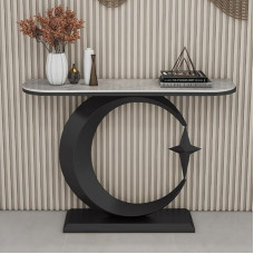 DECAKE Schmaler Sofa-Konsolentisch, platzsparendes Eingangsmöbel für Flur, Wohnzimmer, Foyer