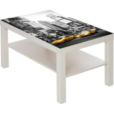 B-wie-Bilder.de Kavos staliukas su miestais New York Taxi USA White