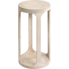 Kate and Laurel Dahl Moderner dekorativer Getränketisch aus Holz für Pflanzenausstellung und Aufbewahrung von Gegenständen, 30,5 x 30,5 x 58,4 cm, Weiß