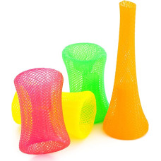 Mix of 12 Bouncy Tubes for Children – Various Colours – 18 cm Long Horn Sticks – Super Bounce – Colourful Bounce Tubes