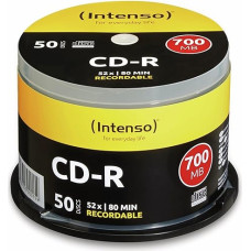 Intenso 1001125 CD-R 52x, 50 vnt., pakuotė 