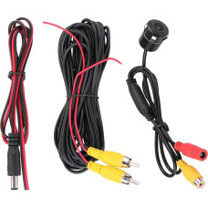 HD galinio vaizdo kamera, 18,5 mm HD silpno apšvietimo naktinė automobilio galinio vaizdo kamera Spalvotas ekranas NTSC PAL, skirta galinio vaizdo kamerų sistemoms, skirtoms lengviesiems automobiliams, visureigiams, sunkvežimiams, furgonams ir nameliams a