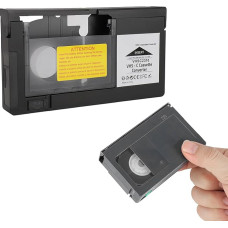 Plyisty VHS-C kasetės adapteris VHS-C-SVHS vaizdo kamerai, VHS kasečių keitiklis, nesuderinamas su 8Mm/DV/Hi8, skirtas