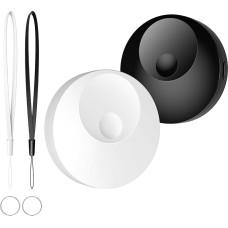 Air 2 Pack Tag [Apple MFi Certified] Work with Apple Find My(iOS Only) Luggage Tracker Bluetooth Key Item Search Waterproof Smart Finder Worldwide Tracking for Dogs Cats Wallet Backpack Suitcase Bag