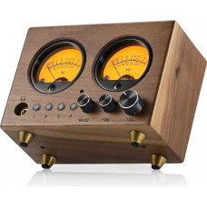 4-IN-1-OUT Audio Switch Stereo Preamp with VU Meter and Remote Control