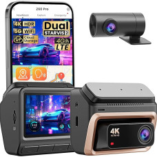 DDPAI Dashcam Car Front Rear Dual Starvis 2 Z60 Pro