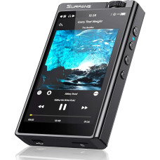 Surfans HiFi MP3 Player with Bluetooth: F35 DSD Hires Music Player 128GB Support up to 512GB