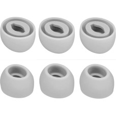 Wiki VALLEY Galaxy Buds Pro Replacement Eartips Silicone Anti Slip Compatible with Samsung Galaxy Buds Pro Headphones 2021 (White) (3 Pairs)