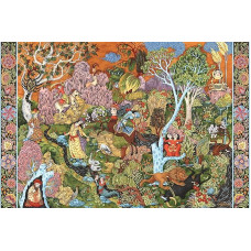 Ravensburger - Dėlionė 3000 Saulės ženklų sodas