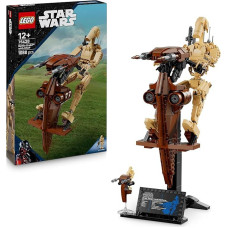LEGO Star Wars 75428 Battle Droid with STAP Building Toy - žaislinė ir parodomoji figūrėlė su greitintuvu - kolekcinė dovana berniukams nuo 12 metų, paaugliams ir 
