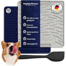 Napfgeflüster® Lick Mat Dog Intelligence Toy for Dogs 2 Structures + Spatula + Ebook Dog Toy Anti-Slinging Bowl Dog Toy Indestructible Lick Mat