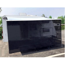 tentproinc RV Awning Sun Shade Net Complete Kits Drop RV Trailer Sun Blocker Screen Roll Tarpaulin Mesh Canopy Shelter - 3 Year Warranty Limited
