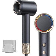 Aidisy plaukų džiovintuvas, jonų plaukų džiovintuvas, 200 milijonų, jonų plaukų džiovintuvas, greitas džiovinimas, 110 000 aps/min, mažas plaukų džiovintuvas kelionėms, namams, salono plaukų džiovintuvas, 3 temperatūros ir 2 greičiai su koncentratoriumi