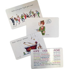 Sweetdesign Breakfast Boards 14.8 x 23.4 cm Set of 4 with Motif by Barbara Freundlieb Auszeit