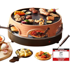 Emerio Pizza Oven, Pizzarette the Original, 3 in 1 Pizza Raclette Grill, Patented Design, for Mini Pizza, Real Family Fun for 6 People, PO-113255.4