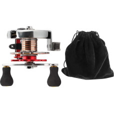 NUMNBE Bootsangelrolle mit automatischer Schnurverlegung Aluminiumlegierung Lager Bremssystem Angelrolle für Floßangeln