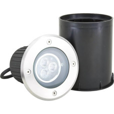 Lucande , Swivelling (Waterproof (Modern) in Aluminium Stainless Steel (3 Bulbs) - Outdoor Light for Garden, Patio, Balcony and House