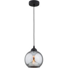 KAR LIGHTING pakabinamas šviestuvas | 1 lemputė | Stiklas / metalas | Spalva: juoda | Lizdas: E27 | Pakabinamas šviestuvas gyvenamosioms ir biuro patalpoms