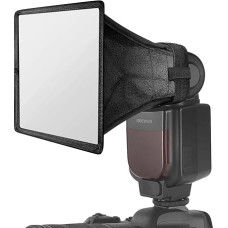 NEEWER Flash Diffuser Light Softbox 5 x 4 Inches, Universal, Foldable with Storage Bag, Compatible with Canon, Nikon, Sony, Godox, Yongnuo, NEEWER Speedlight