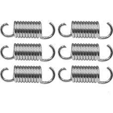Fromann 6 Pcs 10 Turn Electric Sofa Chair Replacement Spring Double Hook Mechanism Tension Springs