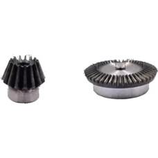 2 pakuotės 1:4 kūginė pavara 2 modulis 15 dantų + 60 dantų vidinė skylė 18 mm plieninė 90 laipsnių pavara atbulinės eigos pavara Plieninis krumpliaračio sraigtas M5