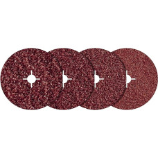Wolfcraft 2455000 20 Fibre Sanding Disc, Grainage: 24,40,60,100 Ø 125