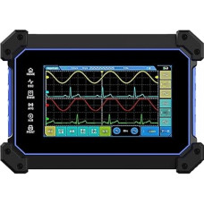 3 in 1 Digital Stora Oszilloskope + Signalquelle + Multimeter 2 Kanäle 110 MHz Bandbreite Tragbares Oszilloskop,Lang anhaltende(TO1112)