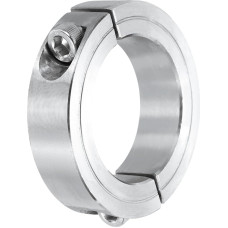 tiekimo žemėlapis Schaftmanschette, 40 mm Bohrung, doppelt geteilt, 304 Edelstahl, Klemmwellenmanschetten für industrielle Automatisierung, Förderbandsysteme