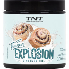 TNT Flavour Explosion Powder (Cinnamon Roll/100 g) • Under 10 kcal per serving • Save calories • Ideal for yogurt, quark, protein shakes, etc.