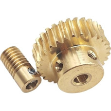 CYFANG Didelio tikslumo sliekinė pavara su 60:1 santykiu, 0,5 modulio, 60 dantų, turbinos sliekinės pavaros variklis, reduktoriaus krumpliaračio cilindro krumpliaratis (5 mm skersmens strypas)