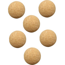 BESTonZON 6 keičiamų kamštinių kamuoliukų pakuotė stalo futbolui, dėvėjimuisi atsparūs priedai profesionaliam futbolo žaidimui, skirti ilgai trunkančiai pramogai ir atsarginėms atsargoms