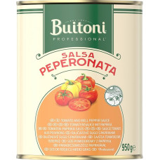 BUITONI Professional Salsa Peperonata, Ready Tomato Sauce, Intense Tomato and Pepper Flavour, Peperonata Style, Pack of 1 (950 g Tub)