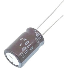 Aukšto dažnio žemo atsparumo aliuminio elektrolitinis kondensatorius 50V22UF 20Pcs talpos matuokliai