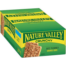 Nature Valley Granola Bars, Oats'n Honey Cereal, 1.5oz Bar, 18 Bars/Box