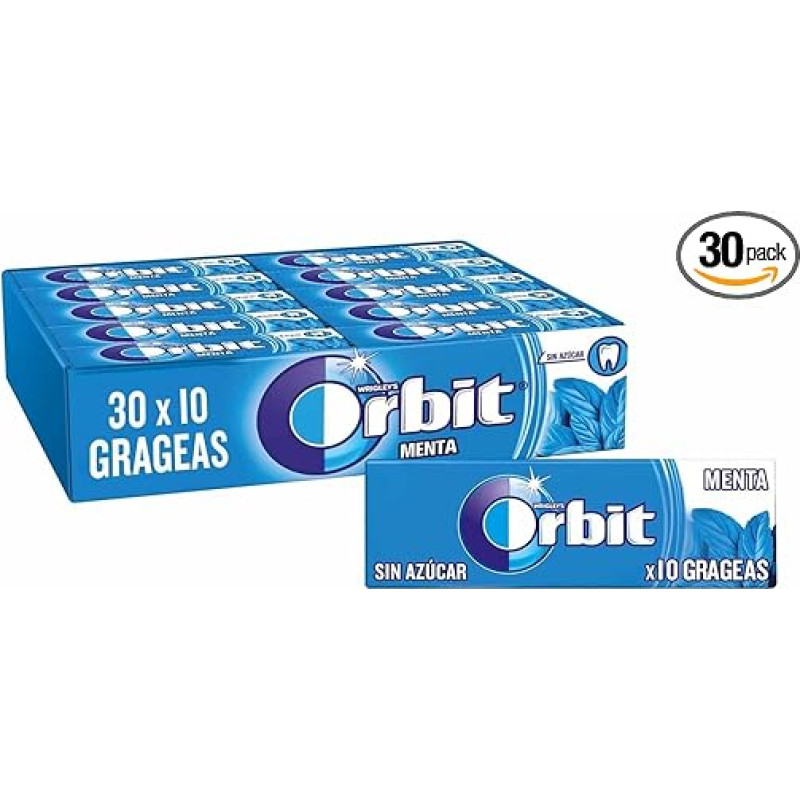 ORBIT Kramtomoji guma be cukraus, mėtinė